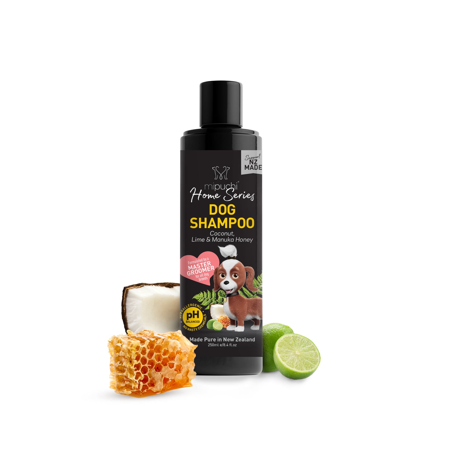 Mipuchi Home Series Dog Shampoo Coconut, Lime and Manuka Honey 250ml